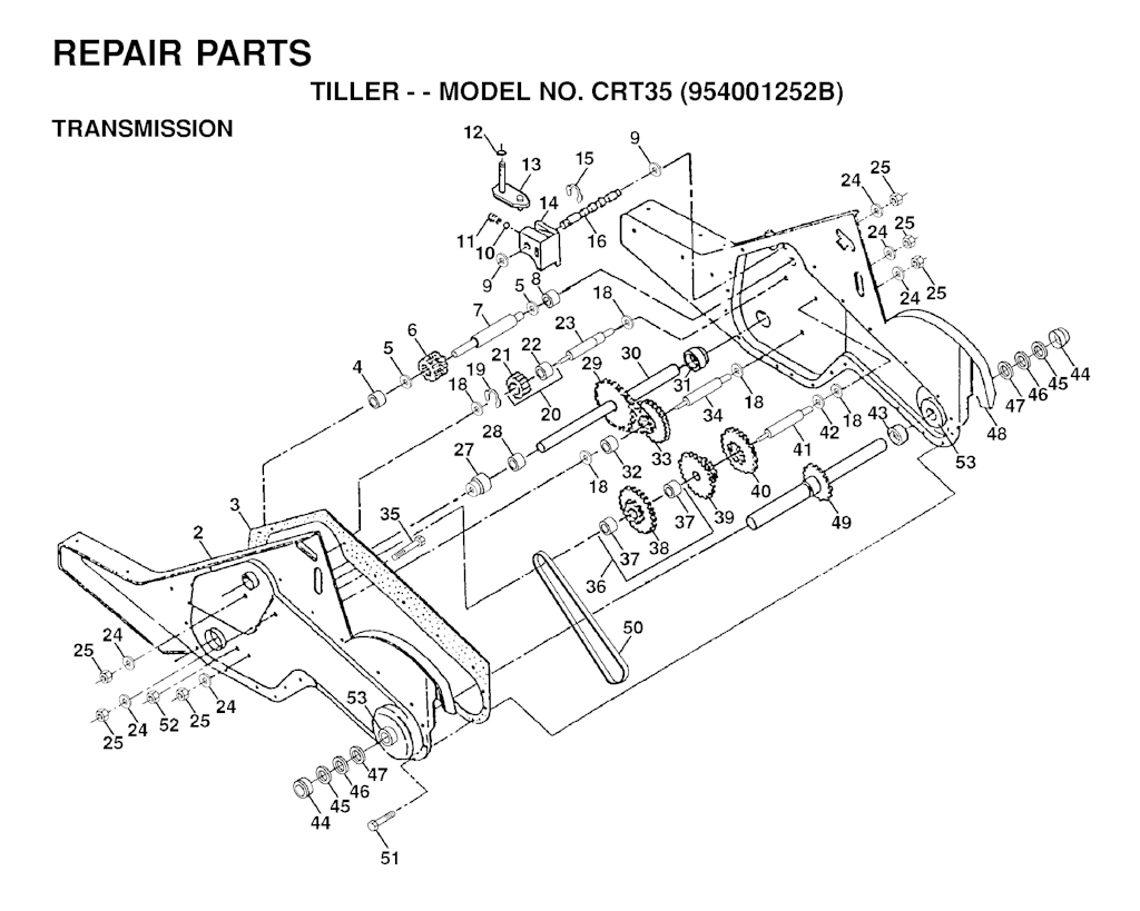 Explosionszeichnung Ersatzteile