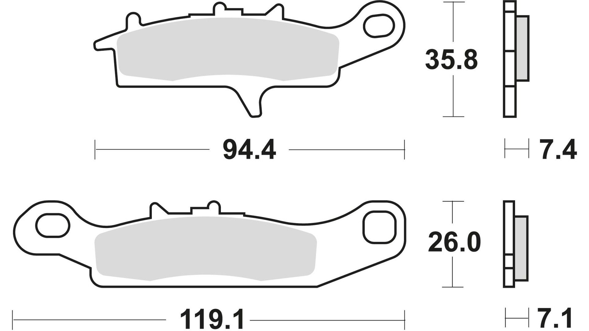 TRW Bremsbelag MCB 757 mit Zulassung