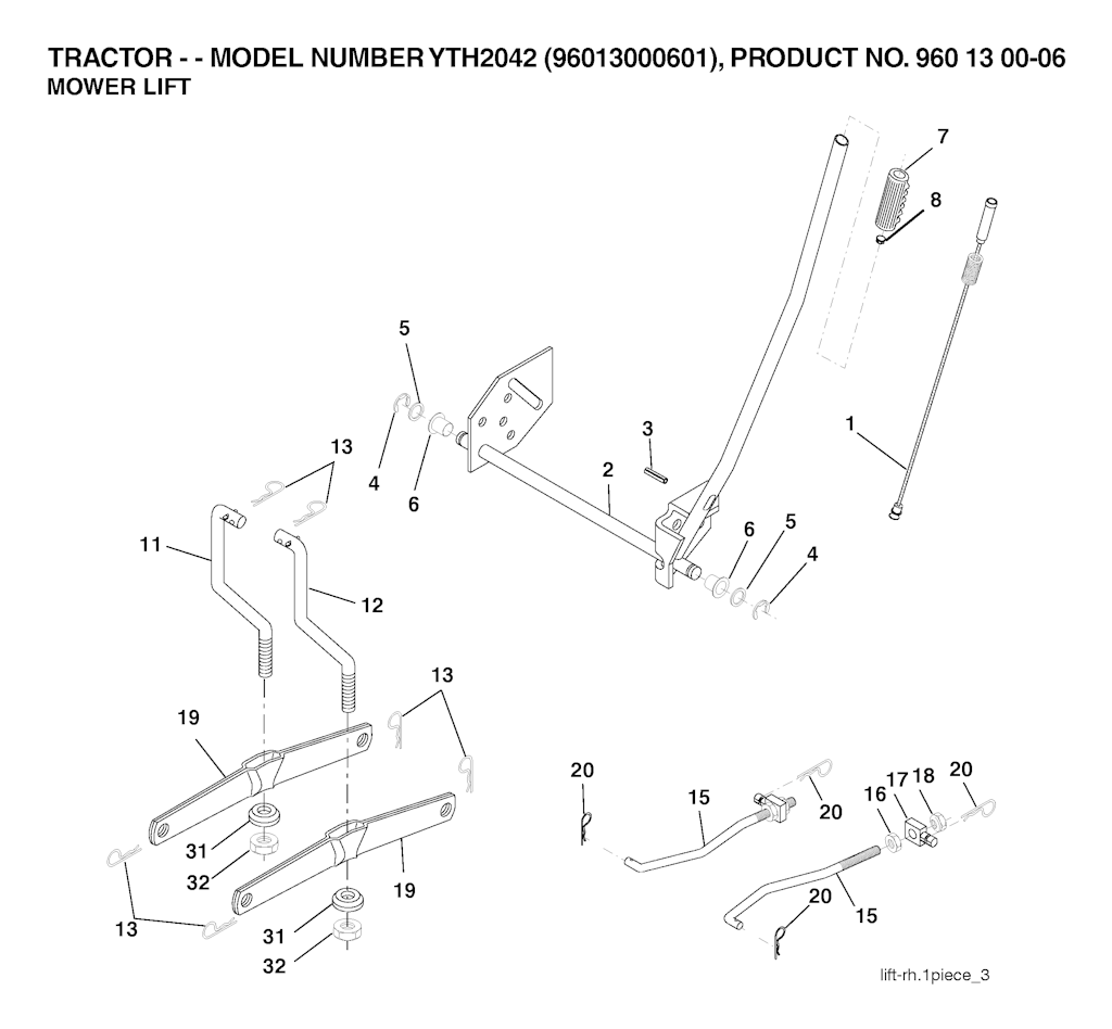 Explosionszeichnung Ersatzteile