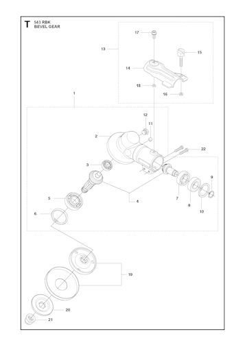 Husqvarna Motorsensen/Freischneider 543 RBK, 20130500001-20182200000