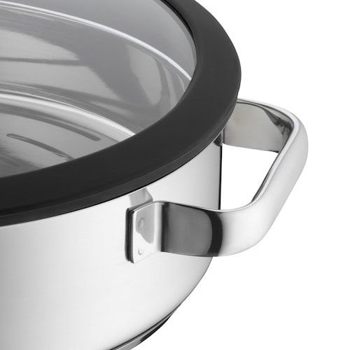 WMF Vitalis Aroma-Dampfgarer rund Ø 28 cm ca. 5l mit Glasdeckel