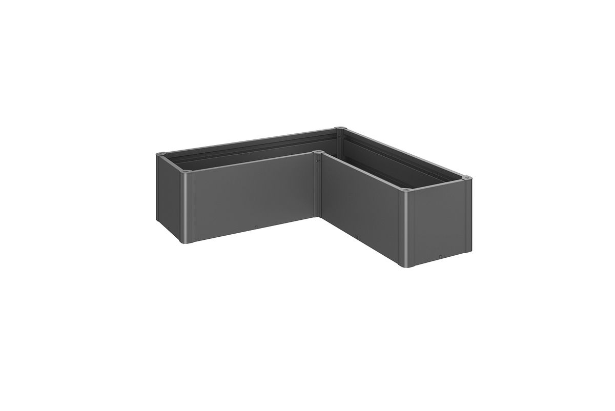 Biohort Pflanzbeet Belvedere B 152 x T 152 cm (Gr. L150) 45 cm (MINI) dunkelgrau-metallic