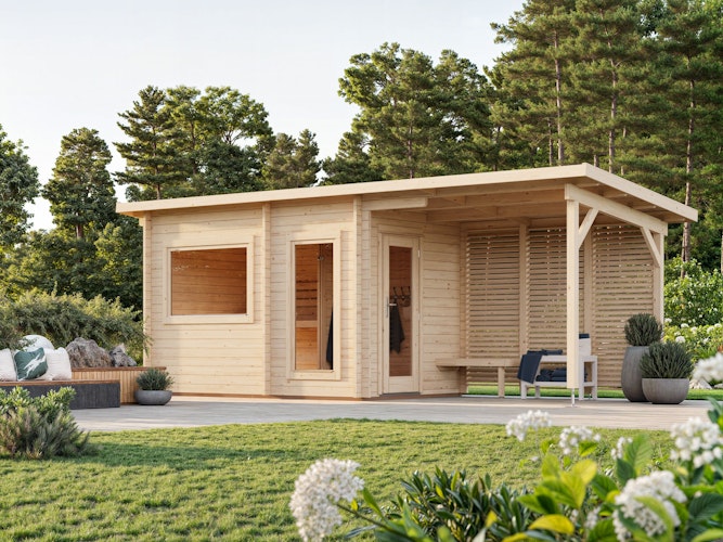 Palmako Saunahaus Sanna 6,8 + 5,9 m²