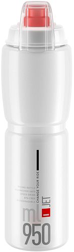 Elite Trinkflasche Jet Plus 950 ml rot/transparent