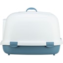 Vorschaubild TRIXIE Katzentoilette Primo XXL Top, mit Haube, 56 × 47 × 71 cm, blau/weiß