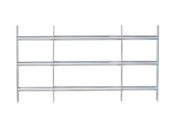 Alberts® Fenstergitter Secorino Basic,ausziehbar,galv.blau verzinkt,HxB-B 450x700-1050mm 
