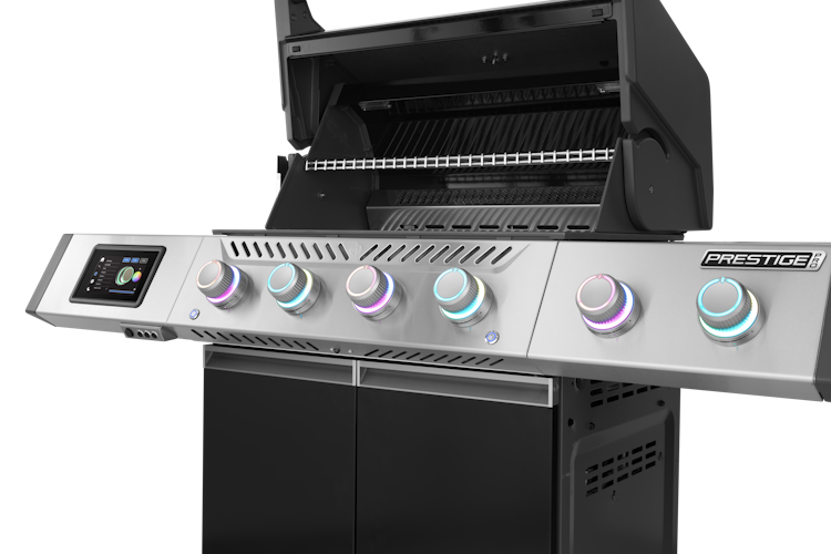 Napoleon Prestige PRO 500, Connected, Schwarz, inkl. Drehspieß