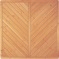 T&J CLASSICO Sichtschutzzaun Douglasie 1800 x 1800 mm