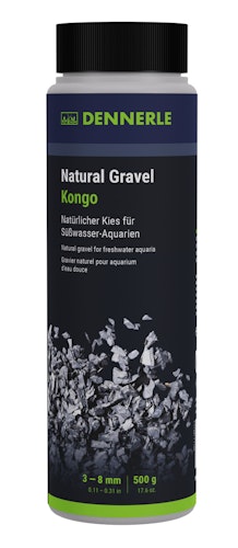 DENNERLE Natural Gravel Kongo 500 Gramm Aquarieneinrichtung