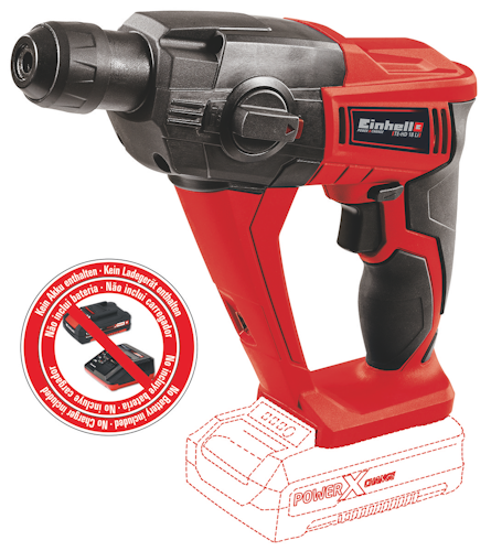 Einhell Akku-Bohrhammer TE-HD 18 Li-Solo 4513812