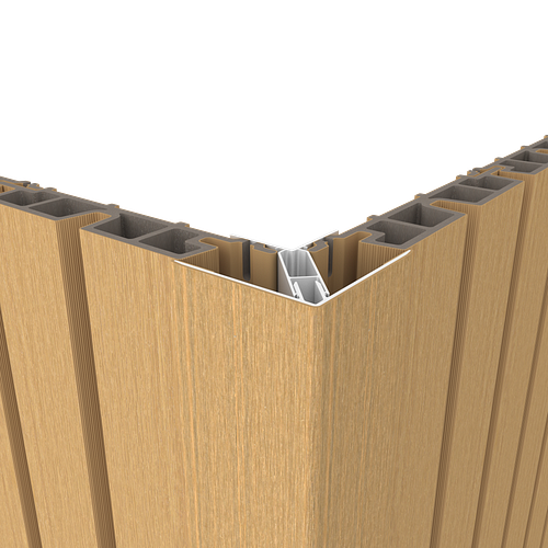 NewTechWood Alu-Coex Außeneckprofil 60 x 60 x 3000 mm