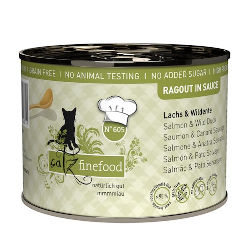 Cats finefood Ragout 190 Gramm Katzennassfutter