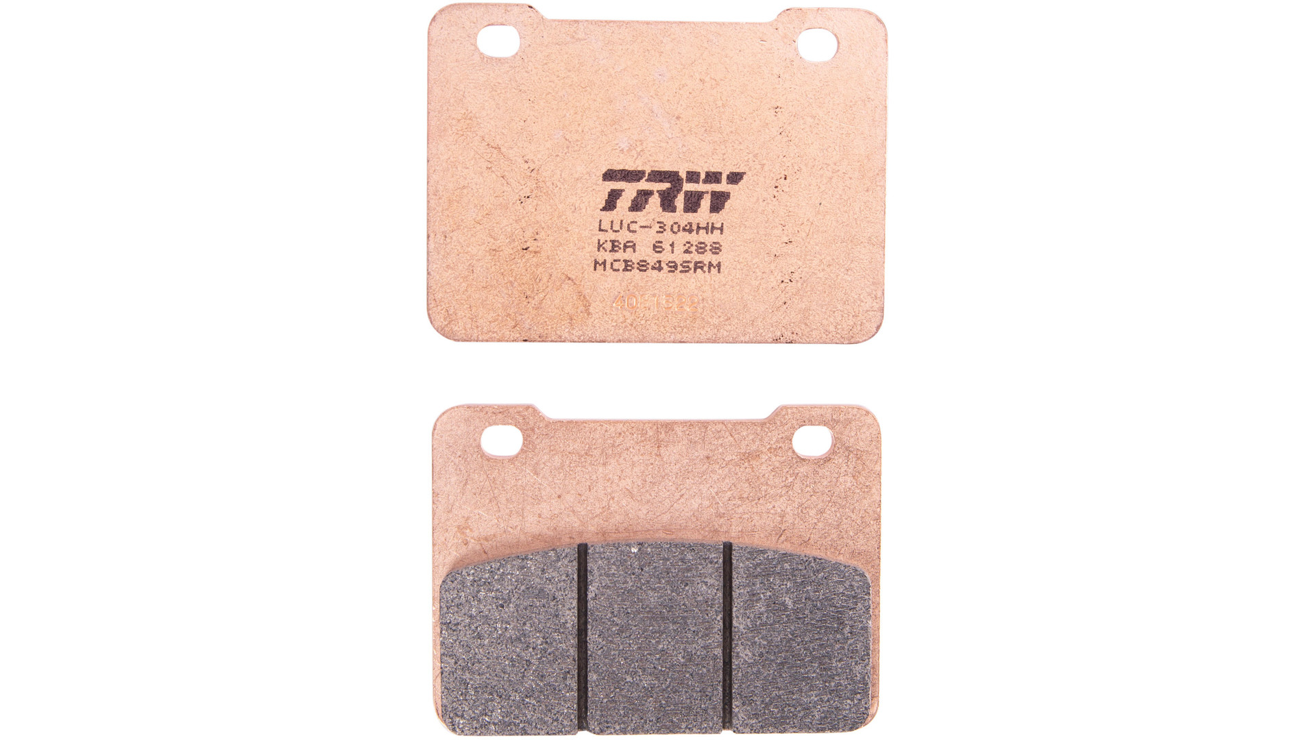 TRW Bremsbelag Typ SRM Sintermetall mit ABE, Bremsbelag "MCB 849" Satz