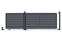 Vorschaubild dz VIDUAL Slide Schiebetor Line 150 x 20 mm Rechteckprofil  Distanz 10 mm 