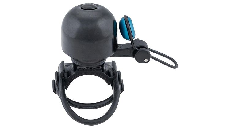 CONTEC Klingel Diamond Bing schwarz/blau Universal-Lenkerhalterung