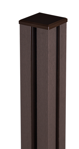 GroJa BPC-Steckzaunpfosten 10 x 10 inkl. Kappe