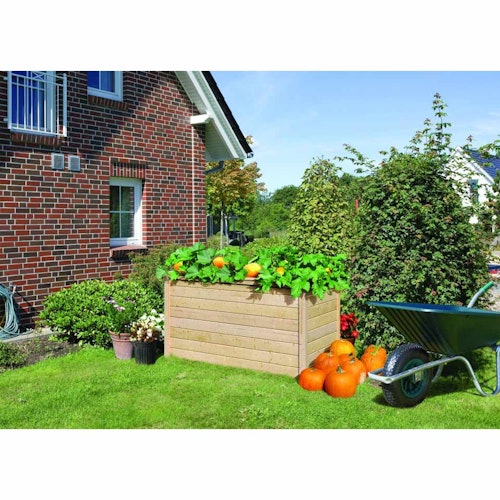 Karibu Hochbeet 2 - 835 l Fassungsvermögen, 19 mm Wandstärke