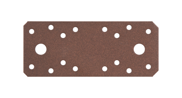 Alberts® DURAVIS® Flachverbinder 133x55x2,5mm Rostbraun