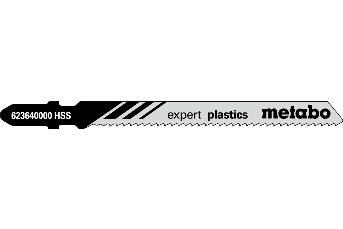 Metabo 5 Stichsägeblätter "expert plastics" 74/ 2,0 mmHSS