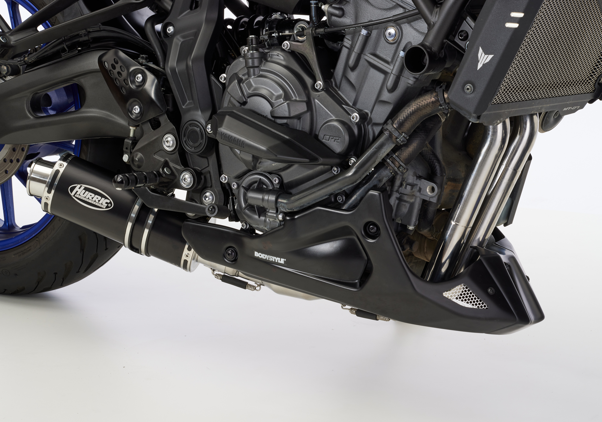 BODYSTYLE Sportsline Bugspoiler ABS Kunststoff unlackiert für YAMAHA MT-07, MT-07 Automatik (Y-AMT), XSR700 / XTribute /...