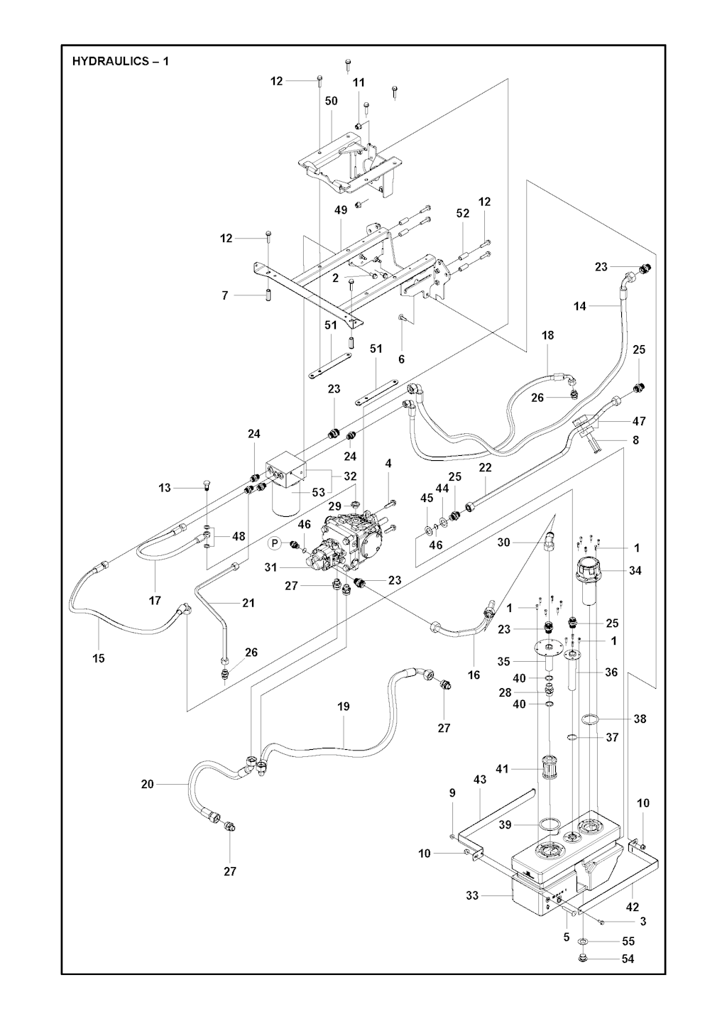 Explosionszeichnung Ersatzteile