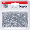 Vorschaubild kwb 50 Blindnieten 4,0 x 10 mm 407470