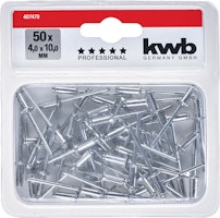 kwb 50 Blindnieten 4,0 x 10 mm 407470