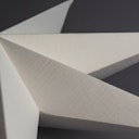 Vorschaubild Konstsmide Weihnachtsbeleuchtung Weihnachtsstern Leinenoptik in weiß, 60 cm