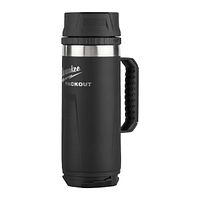 Milwaukee ﻿PACKOUT Isolierbecher mit Griff 530 ml mit Trinkdeckel, schwarz 4932493472