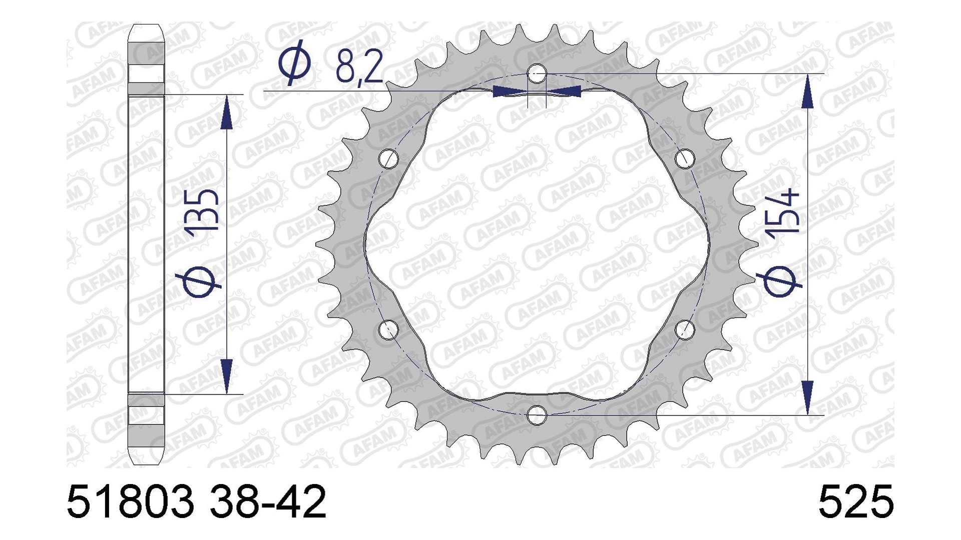 Afam Kettenrad 51803
