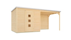 Weka Designhaus 413 B 550x250 cm Gr.1 naturbelassen