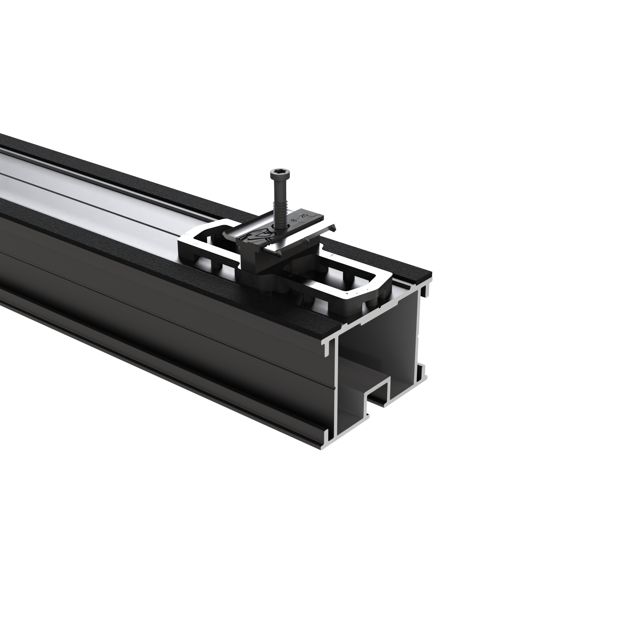 Cobra Fastener StructurAL Alu 60x80mm L-400cm RAL9005 