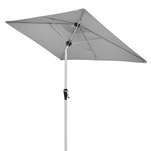 doppler Mittelmastschirm ACTIVE 210 x 140 Auto-Tilt, Aluminium Silber / Polyester 180 g/m²