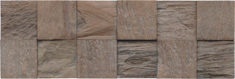 INDO rustikale Holzwandverkleidung Teak Classic CUBe ETC 92 SB Java