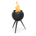 Vorschaubild höfats MOON 45 All Black Plancha-Grillset mit hohem Fuß