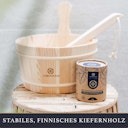 Vorschaubild Liebenstein Sauna Eimer mit Kelle aus Kiefernholz (4L)