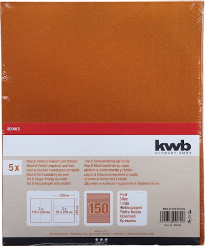 kwb 5 Schleifbogen Flint K 150 800415