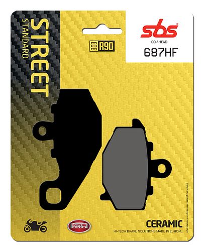 SBS Bremsbelag 687HF Street Ceramic