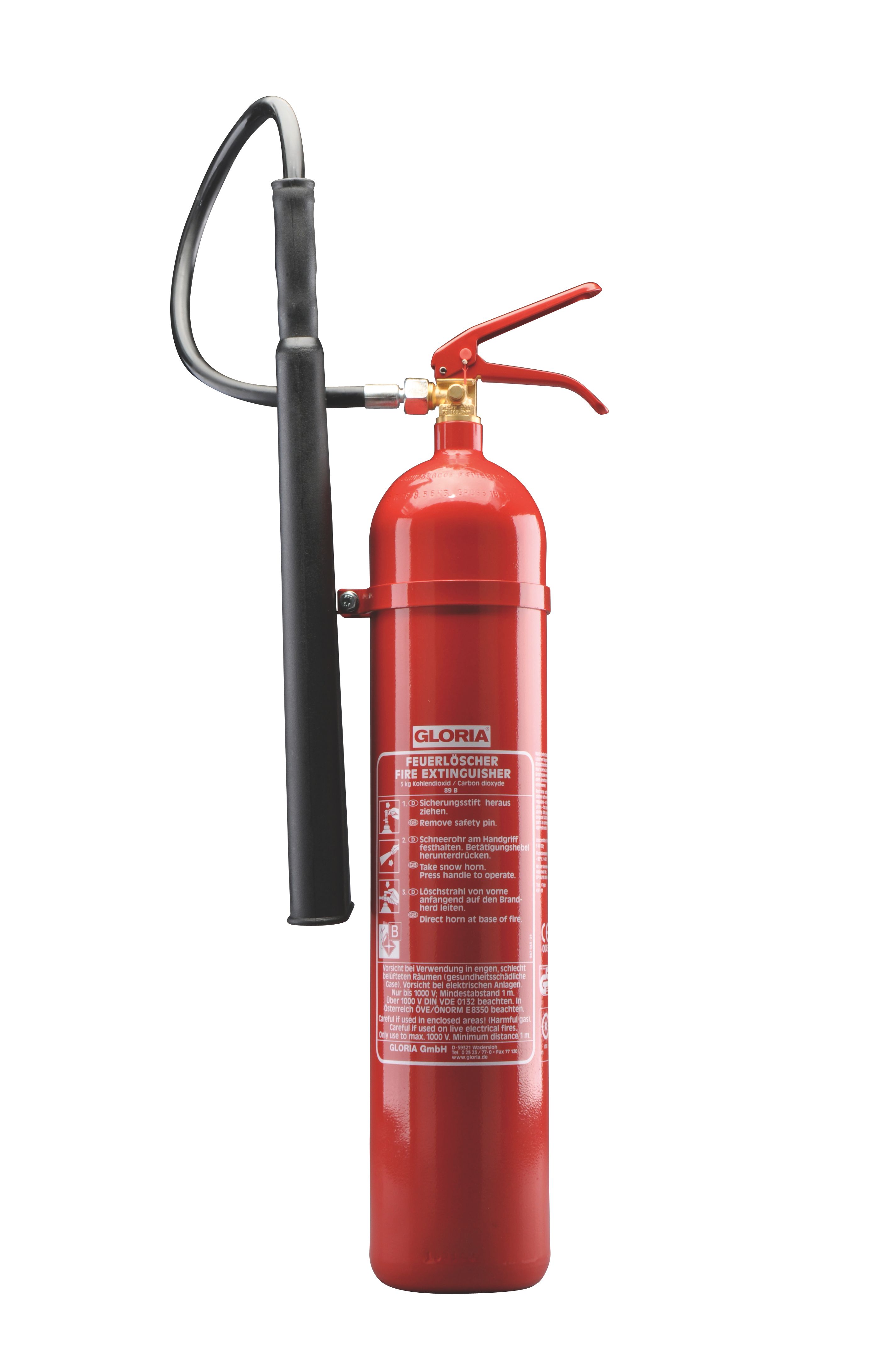 Gloria Kohlendioxid-Feuerlöscher KS5ST