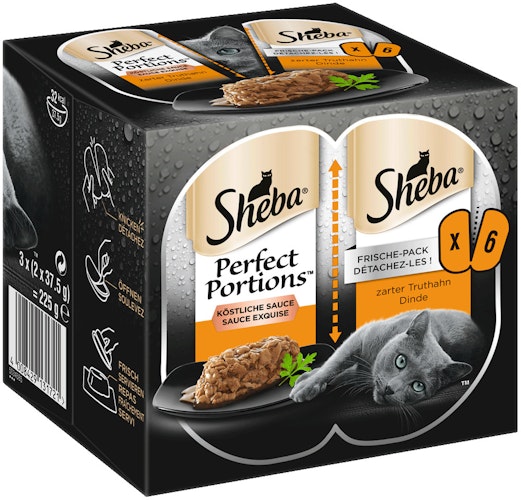 Sheba Perfect Portions 6x37,5 Gramm Katzennassfutter