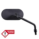 Vorschaubild HIGHSIDER smart Lenkerspiegel Agila Schwarz Oval, Rechts, Nicht E-Geprüft (1Stck.)