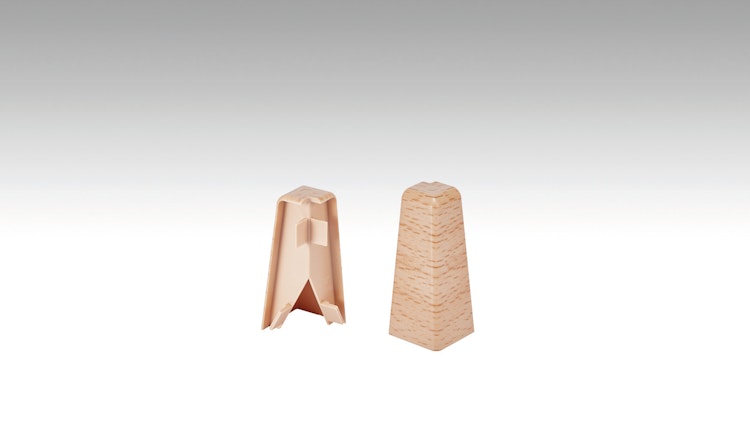 MEISTER Außenecken Fußleiste Profil 3PK (2 Stk./VPE)  Buche 2011