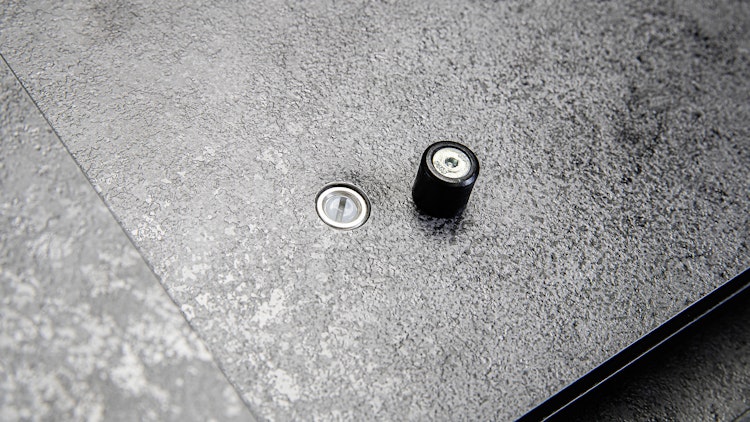 Kettler HPL-Ausziehtisch CUBIC 140/210 x 70 cm, Aluminium / HPL Anthrazit - Sonderaktion