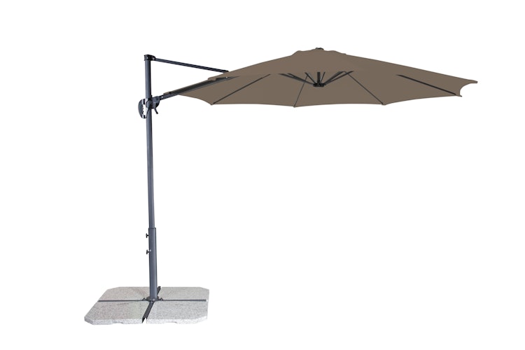 Derby Pendelschirm RAVENNA SMART 300, Aluminium Anthrazit / 100 % Polyester 180 g/m²