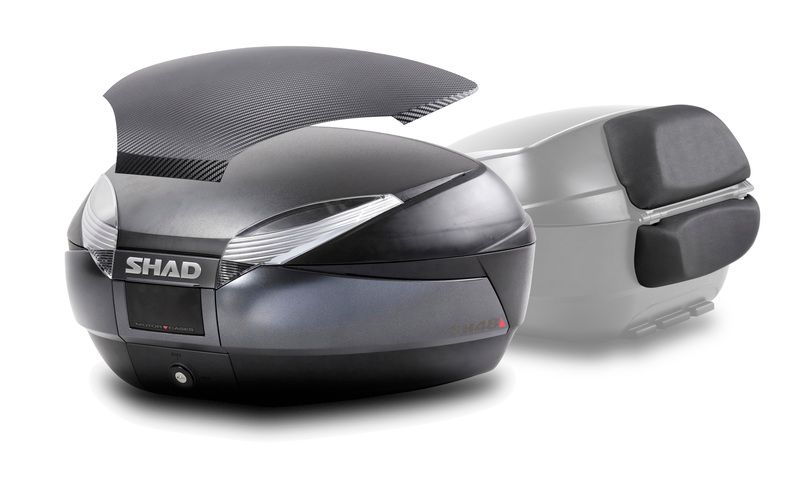 SHAD Rückenlehnen-Montagesatz SH48 Backrest DARK GREY