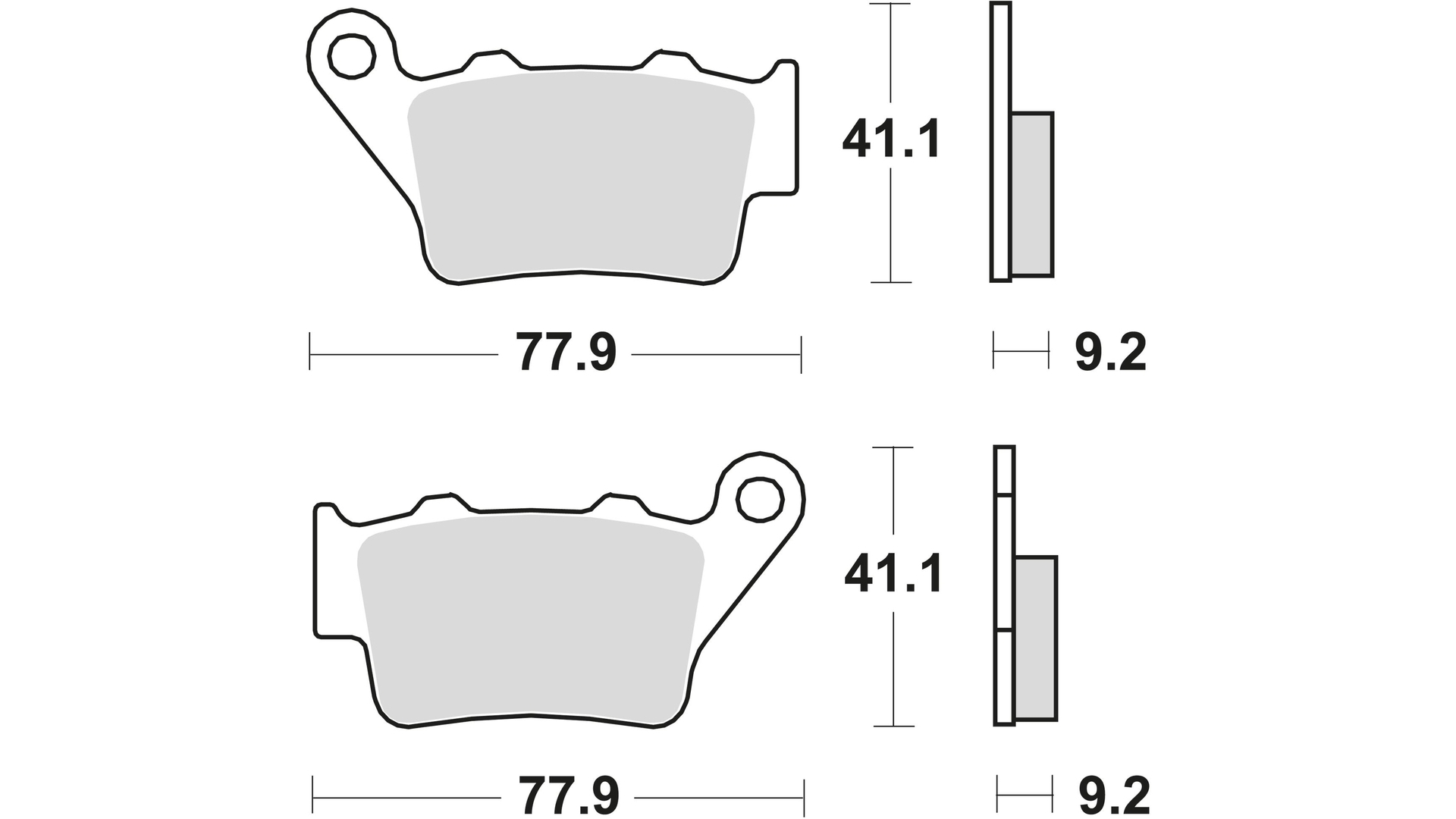 TRW Bremsbelag Typ SI Sintermetall mit ABE, Bremsbelag "MCB 672" Satz