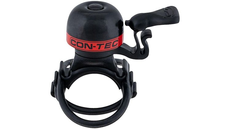 CONTEC Miniglocke Mini Bing schwarz/rot