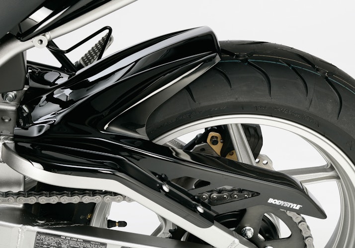BODYSTYLE Sportsline Hinterradabdeckung ABS Kunststoff schwarz für KAWASAKI Versys 650 