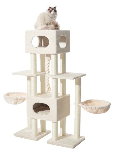 NOBBY Kratzbaum  "USAK" cream; 100 x 40 x 156 cm