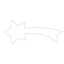 Vorschaubild Kaiser Lebkuchen Ausstecher Komet, 12cm